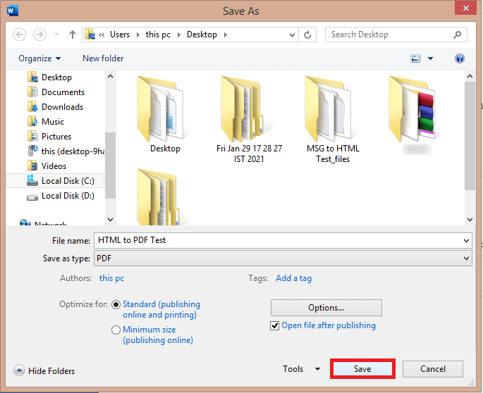 convert MSG to PDF with attachments